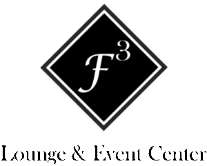 F3 Lounge & Event Center logo.