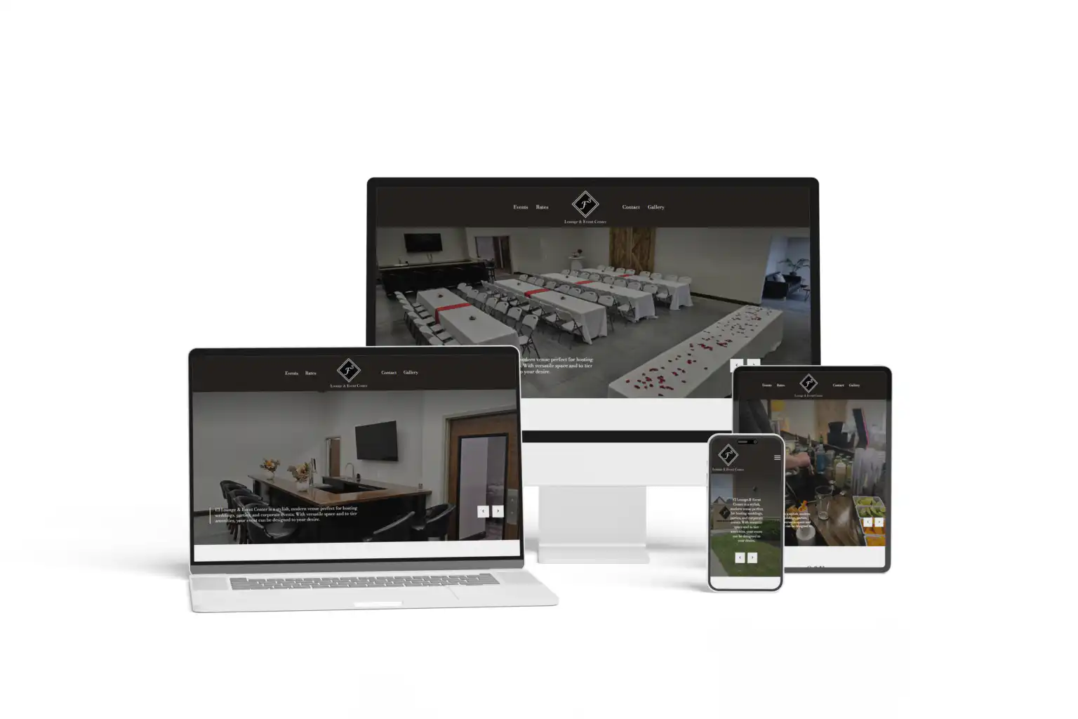 F3 Events website design and development project showing responsive website design performed by Go Vertical Media Group in St. Thomas Ontario.