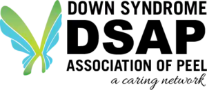 Down Syndrome Association of Peel logo.